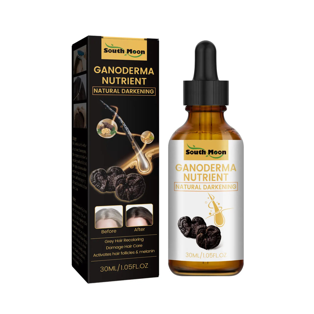 🍄 SabbaVie™ Black Ganoderma Hair Essence — Herbal Scalp Treatment for Hair Growth & Root Strength