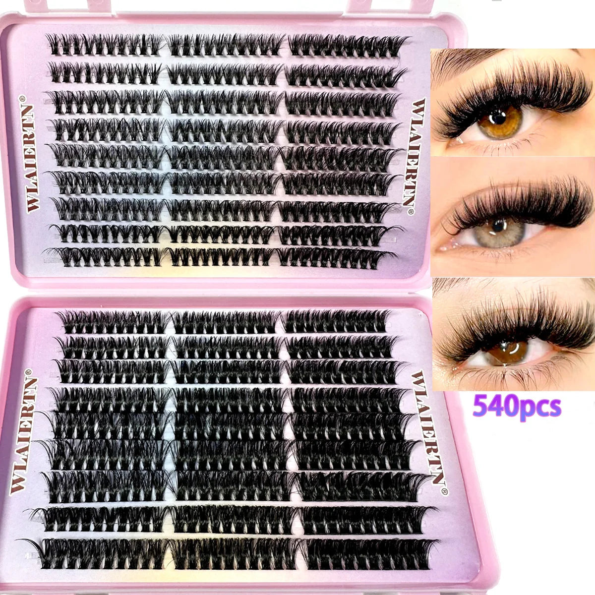 SabbaVie™ 54PCS Faux Mink Eyelash Extension Set