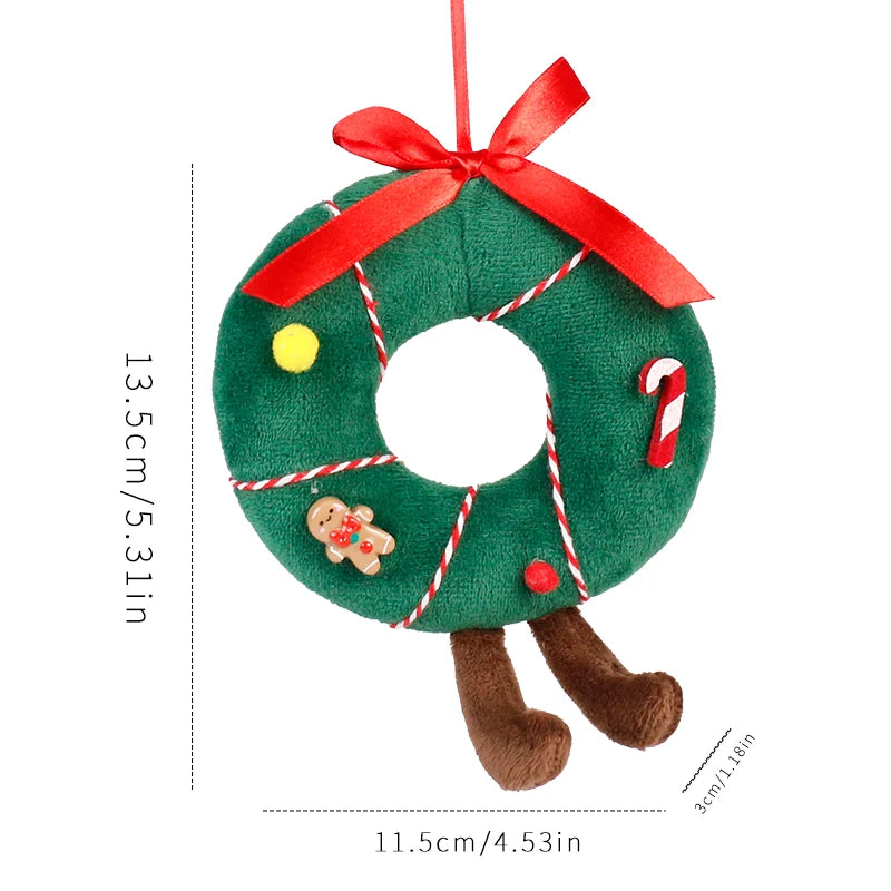 SabbaVie™ Plush Christmas Wreath & Tree Cake Dolls – Festive Holiday Home Décor 2026