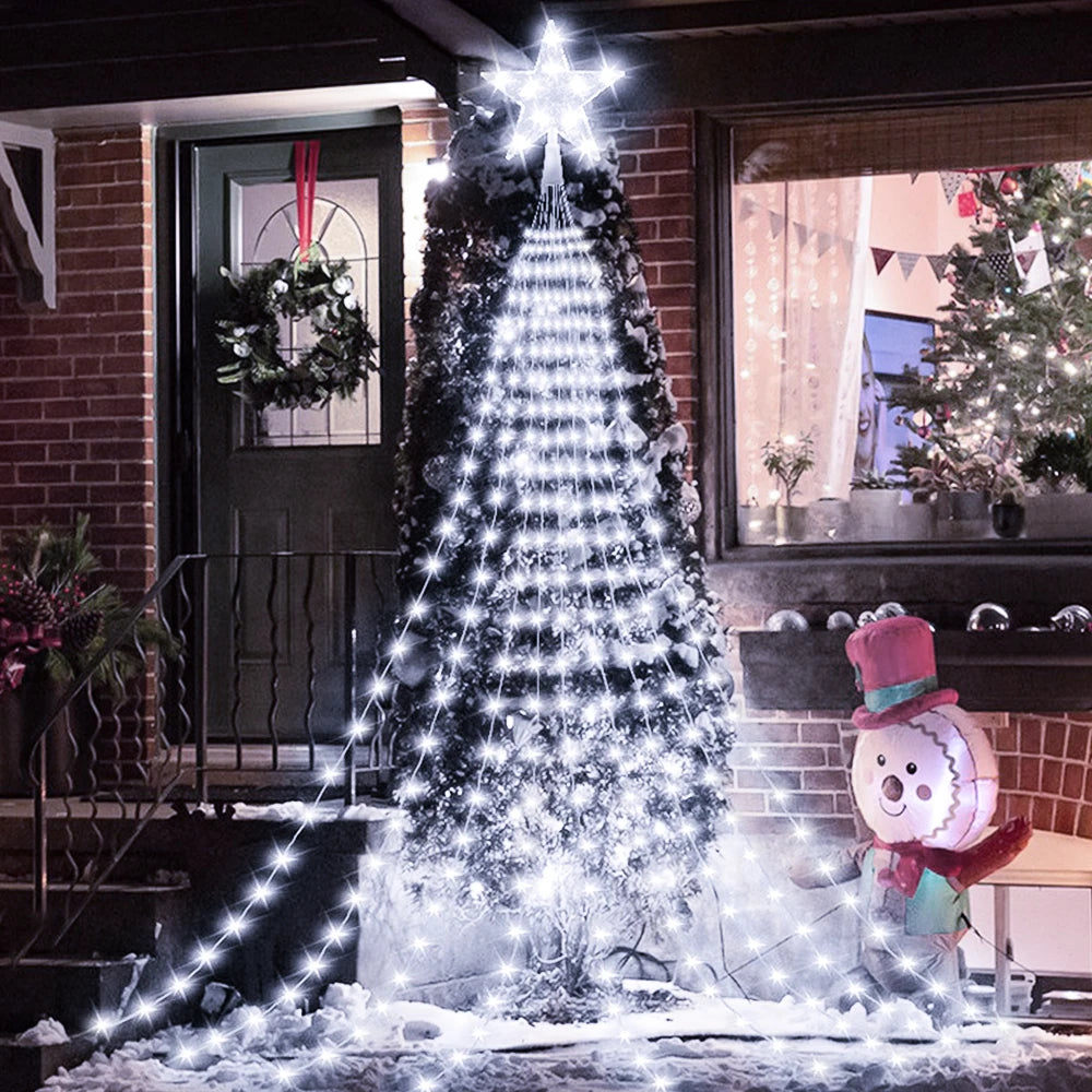 SabbaVie™ Outdoor LED Christmas Tree Lights – 2M / 3M – Multicolor & Warm White