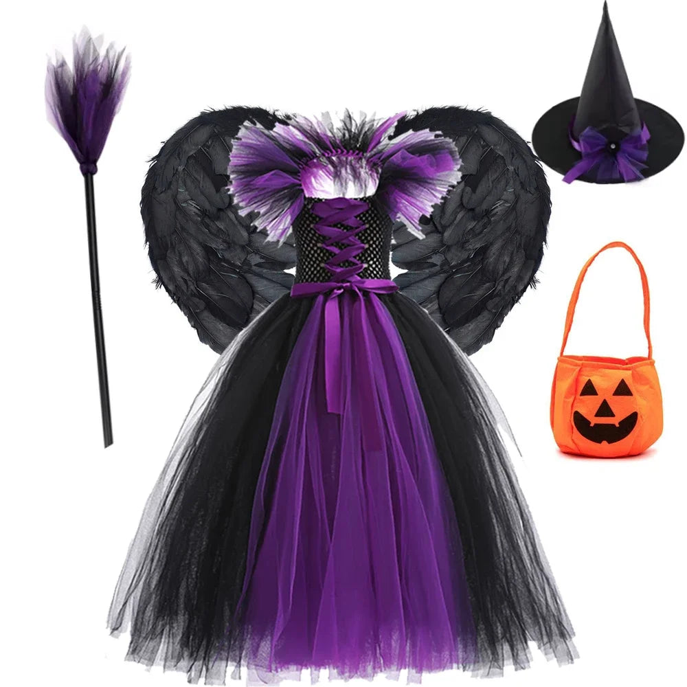 SabbaVie™ Queen of Darkness Costume – Elegant Witch Dress
