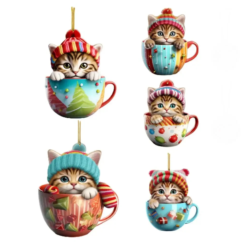 SabbaVie™ Mini Christmas Character Figurines – 8cm Holiday Table Decorations