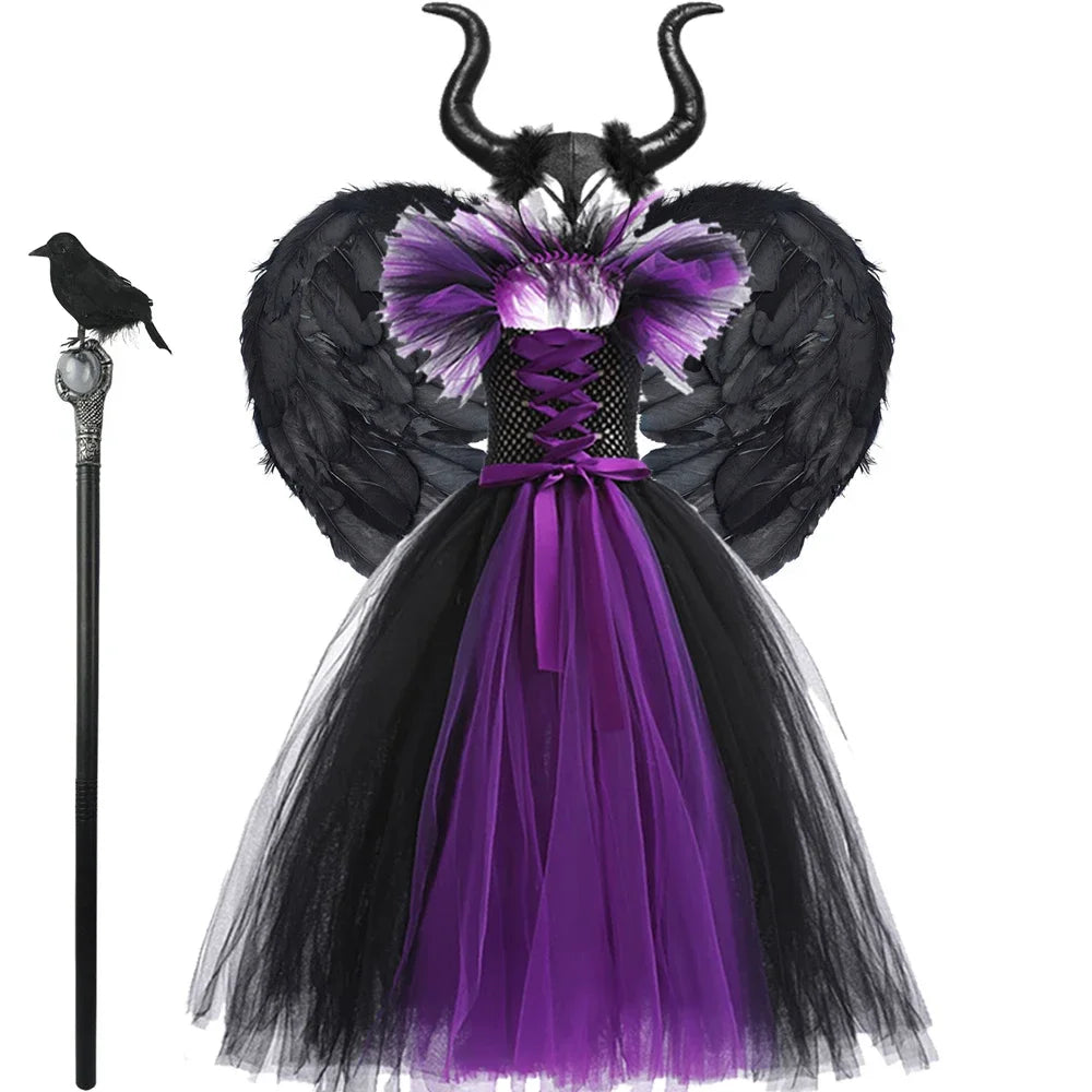 SabbaVie™ Queen of Darkness Costume – Elegant Witch Dress