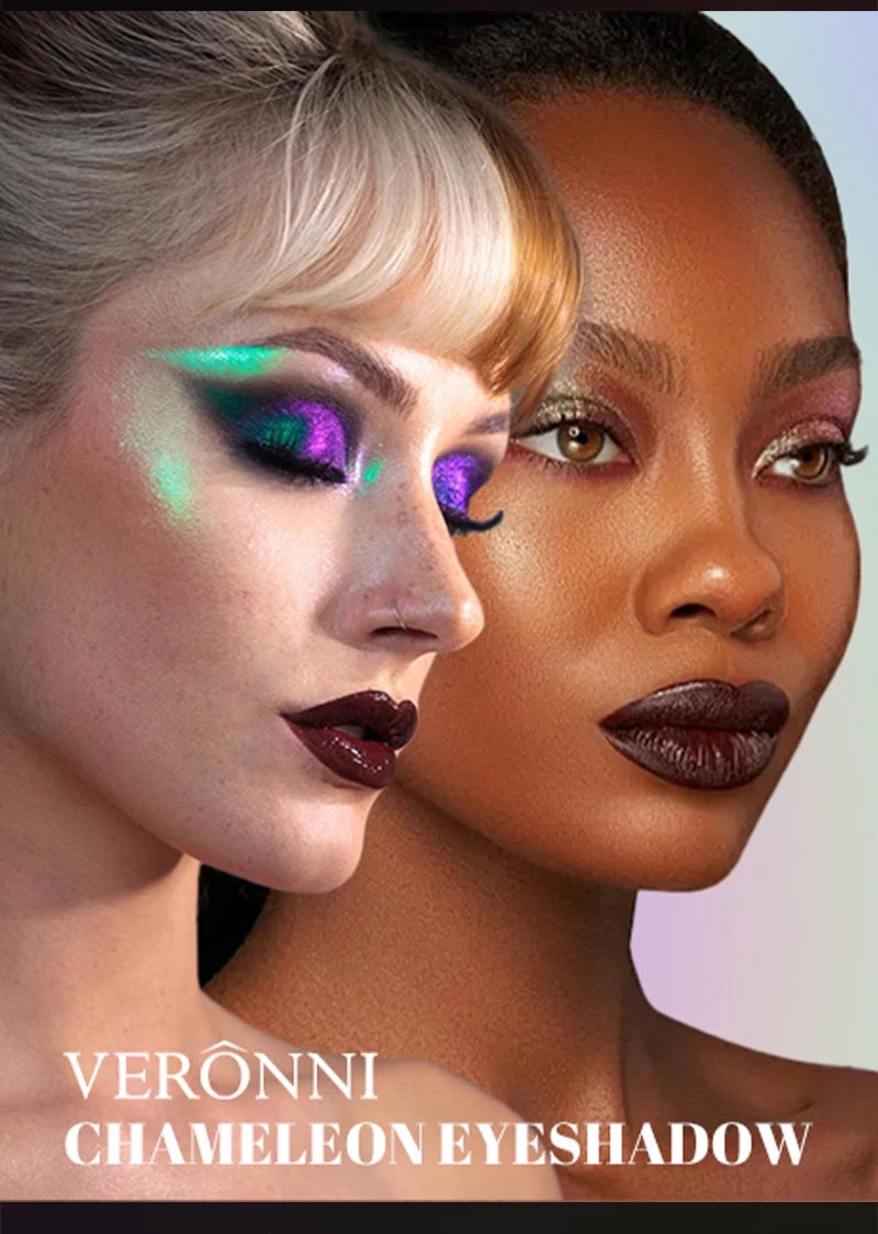 SabbaVie™ Chameleon Liquid Eyeshadow & Lip Glitter – Multi-Chrome Diamond Makeup for Eyes, Lips & Face