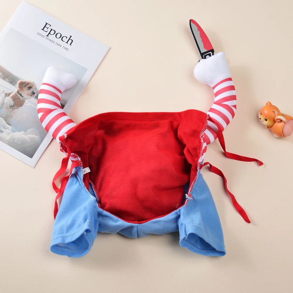 SabbaVie™ Pet Santa Costume – Christmas & Halloween Outfit for Pets