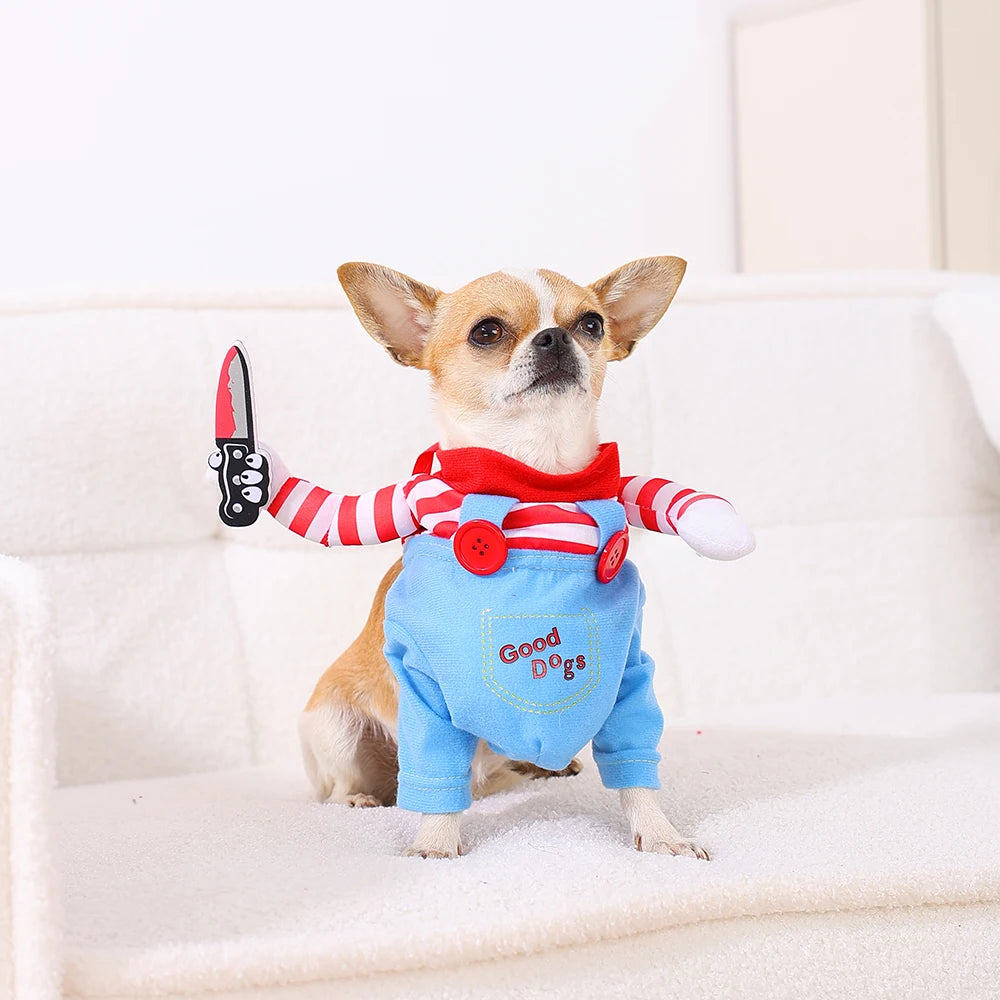 SabbaVie™ Pet Santa Costume – Christmas & Halloween Outfit for Pets