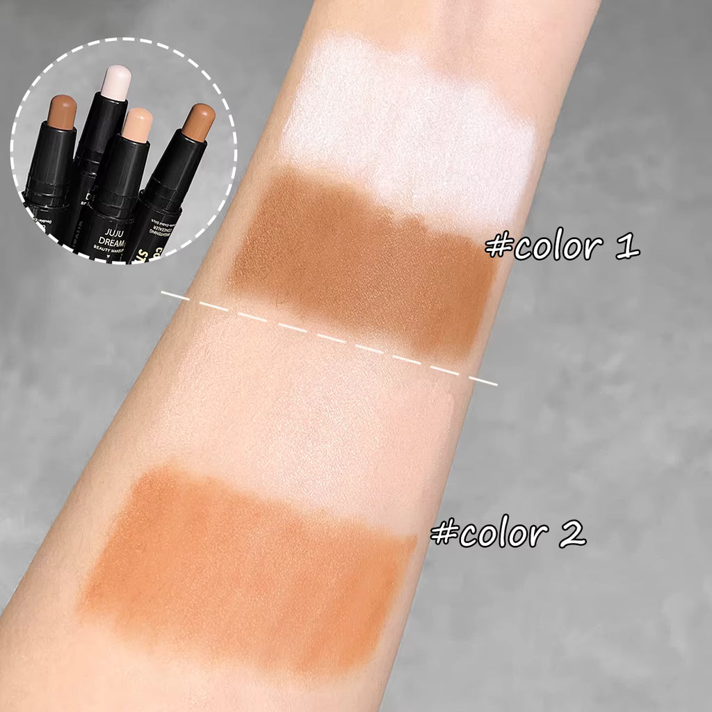 SabbaVie™ Dual‑Ended Contour Stick — Cream Bronzer & Highlight