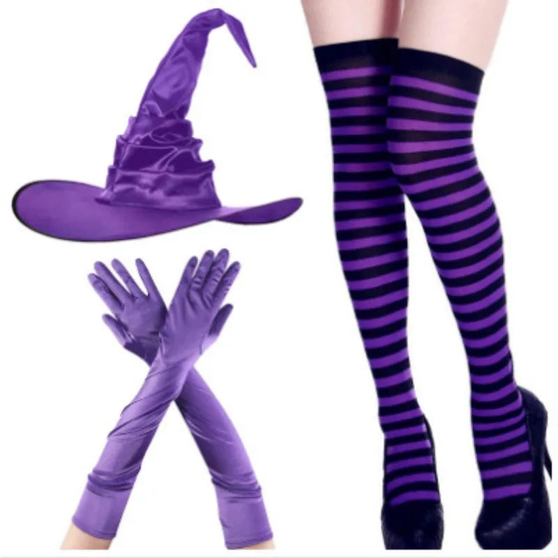 SabbaVie™ Halloween Witch Hat Costume – Classic Spooky Look