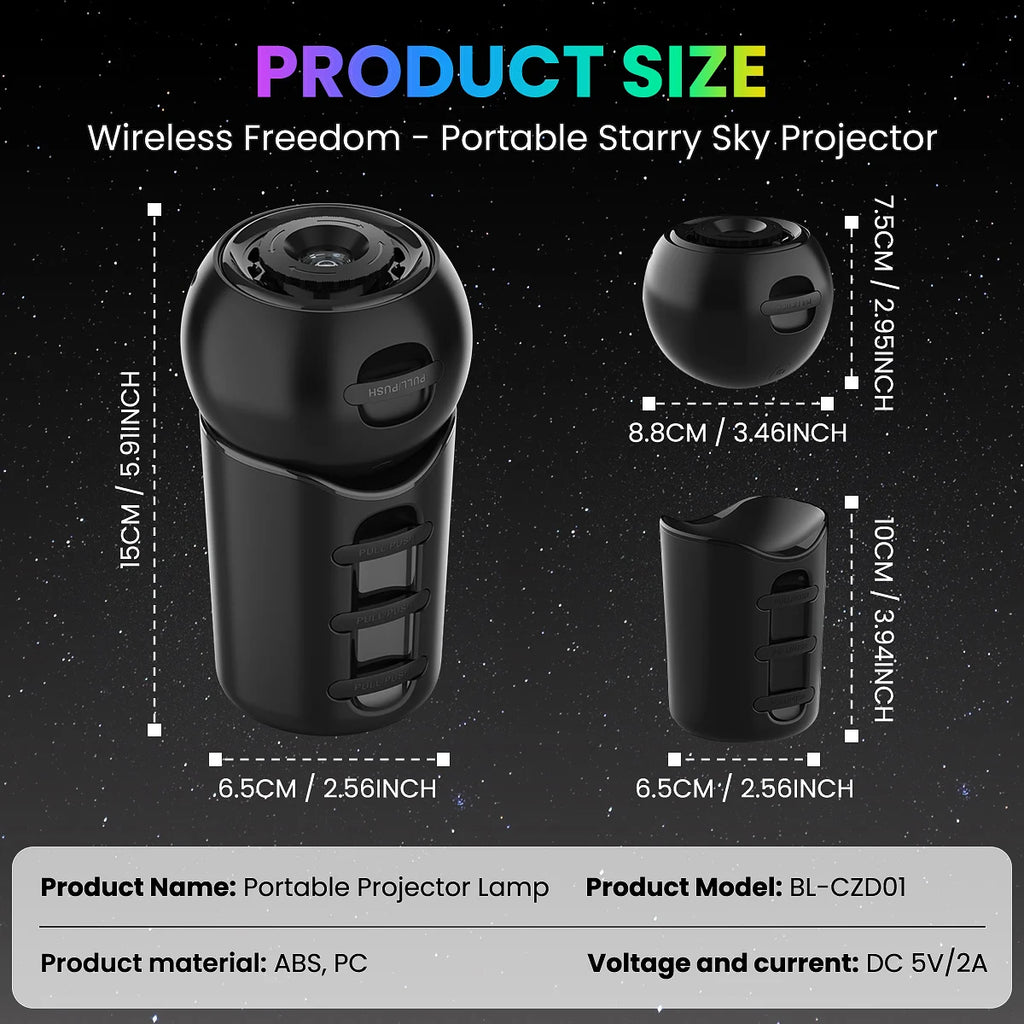 SabbaVie™ Portable Planetarium Projector