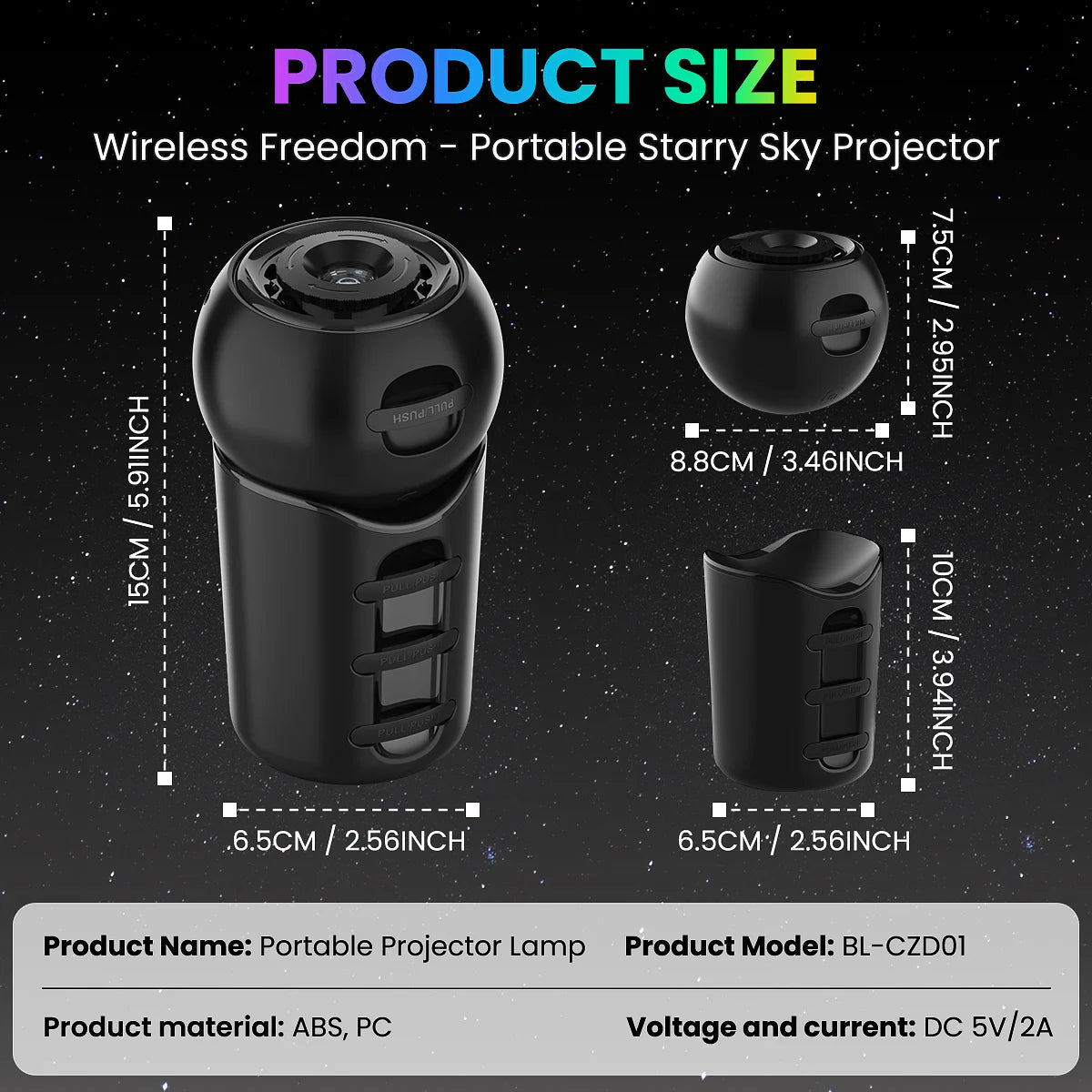 SabbaVie™ Portable Planetarium Projector