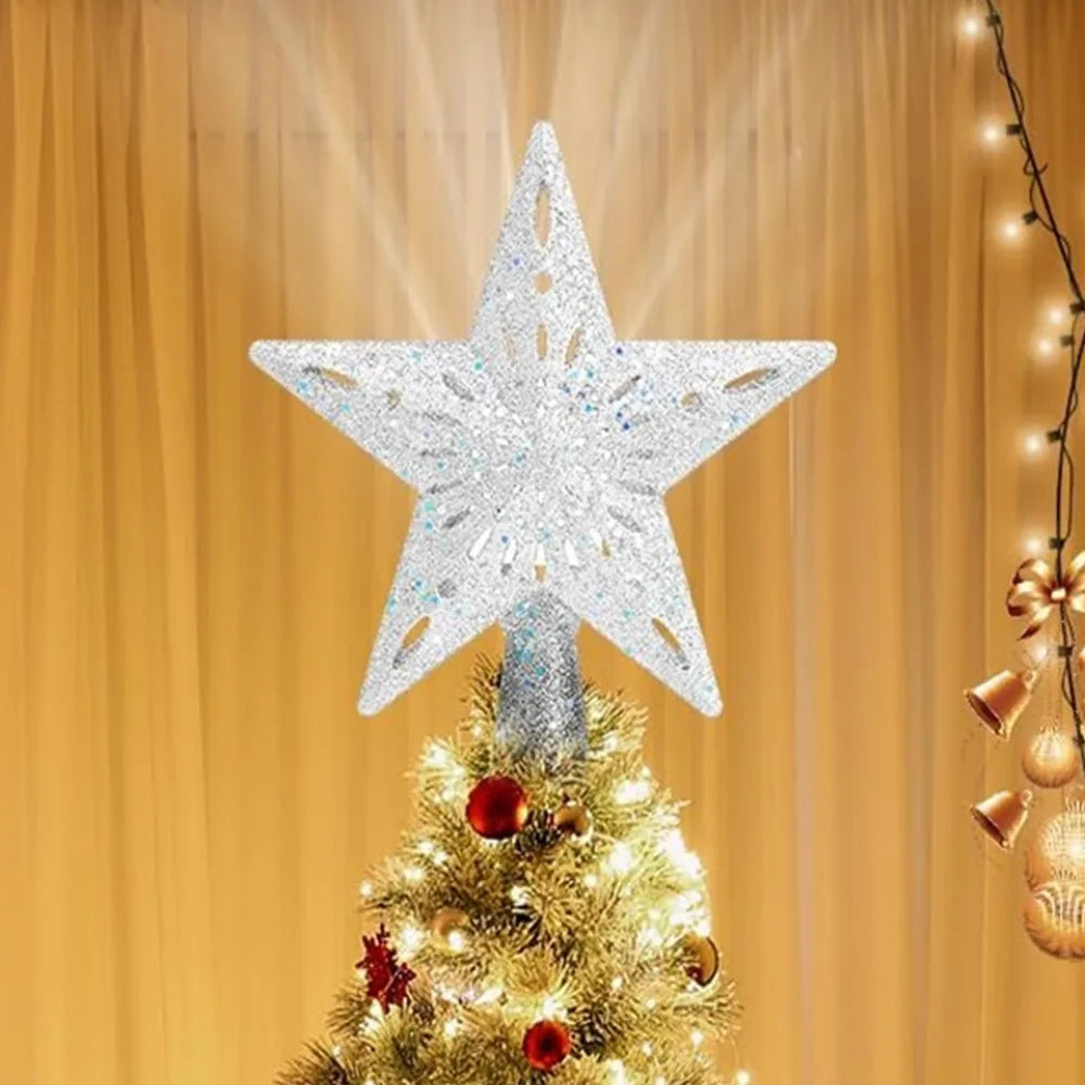 SabbaVie™ LED Snowflake & Star Curtain Lights – Basic & 6 Modes