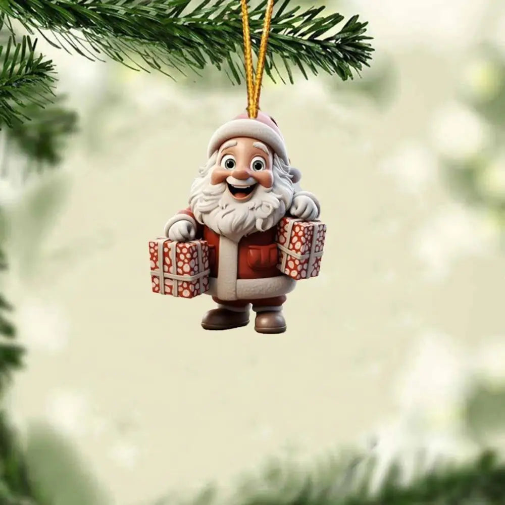 SabbaVie™ Christmas Cat Pendant Ornaments – Funny 2D Acrylic Hanging Décor