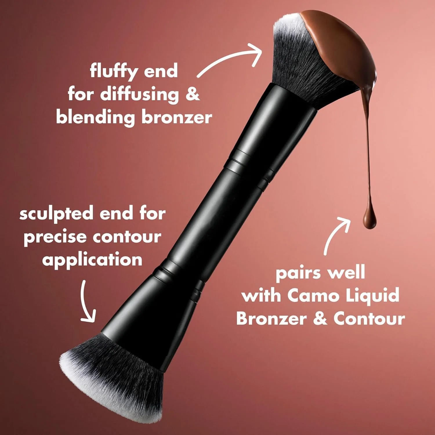 SabbaVie™ Dual-Headed Soft Bristle Makeup Brush