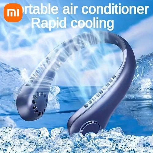 Xiaomi Portable 360° Cooling Neck Fan – Bladeless Air Conditioner Wearable (Sold by SabbaVie™)