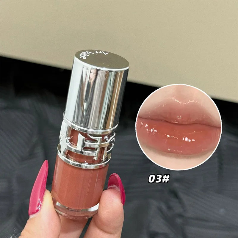 Luxury Glittering Mirror Lip Glaze – Shimmer Hydrating Lip Gloss (6 Colors) | Sold by SabbaVie™