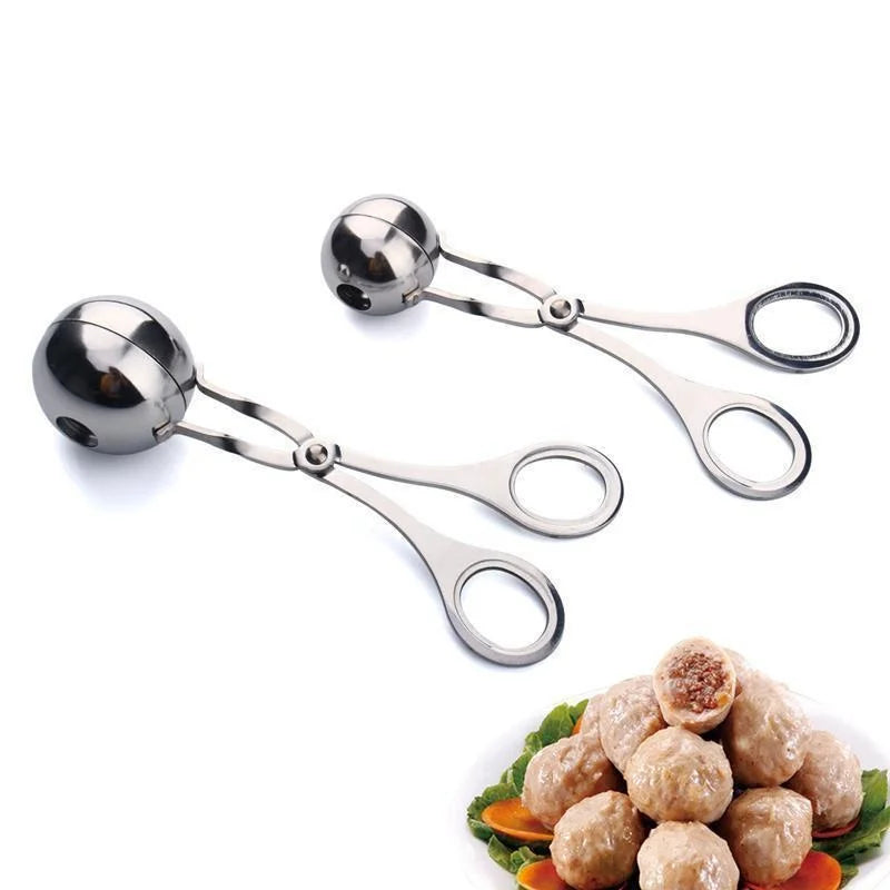 🍡 4️⃣ SabbaVie™ Meat Ball Maker Tool — Dual Scoop Design