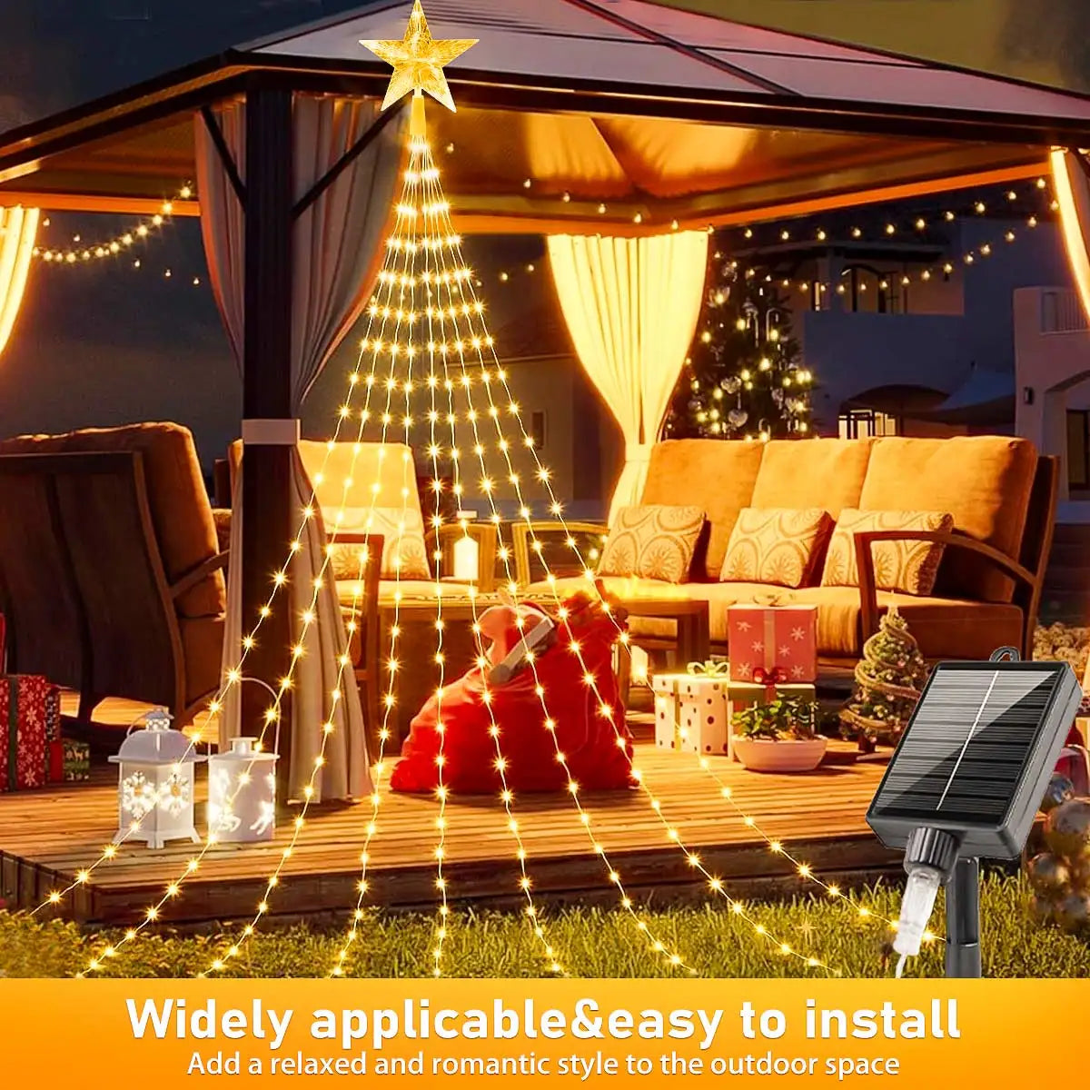 SabbaVie™ Outdoor LED Christmas Tree Lights – 2M / 3M – Multicolor & Warm White