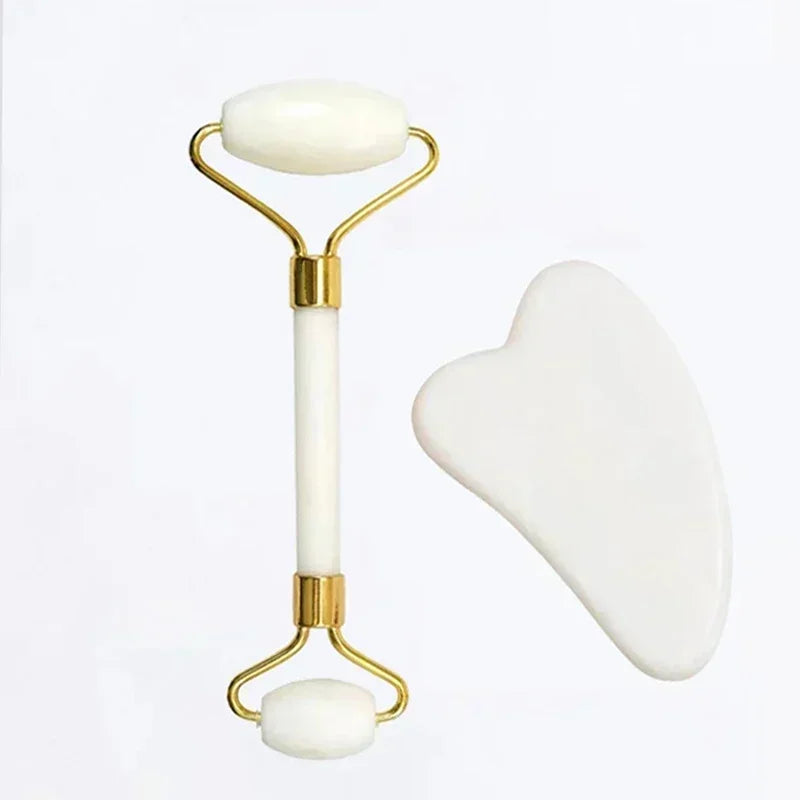 SabbsVie™ Premium Jade Roller & Gua Sha Massage Set – [Color/Style Name]
