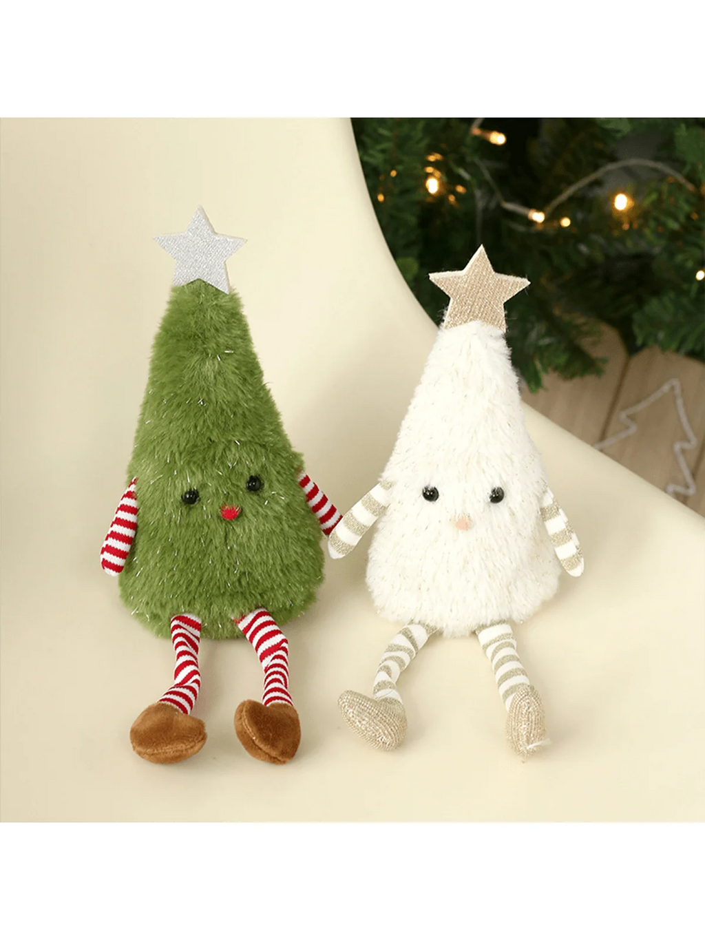 SabbaVie™ Cute Plush Christmas Tree & Snowman Dolls – Festive Home & Party Decoration 2026
