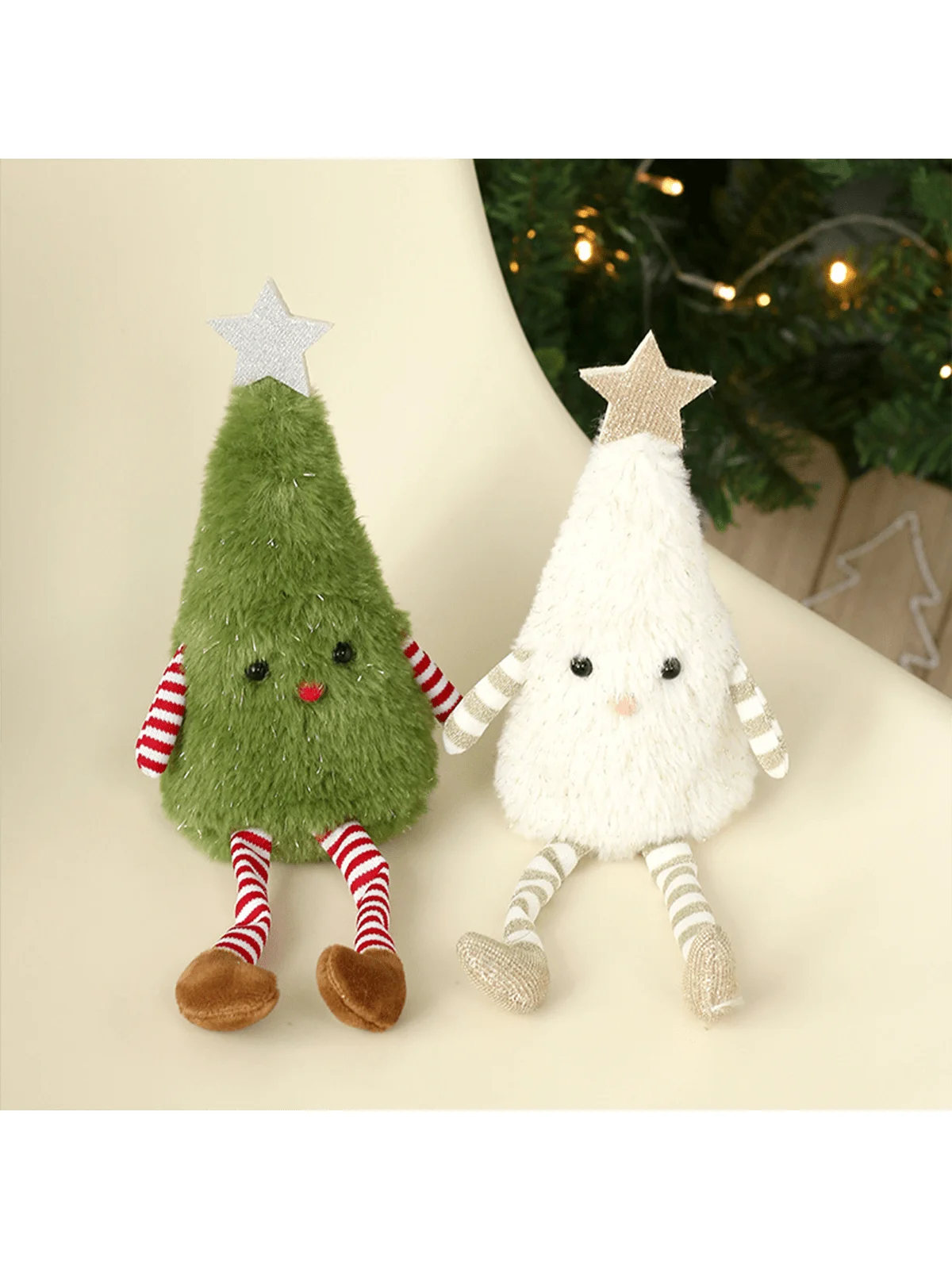 SabbaVie™ Cute Plush Christmas Tree & Snowman Dolls – Festive Home & Party Decoration 2026