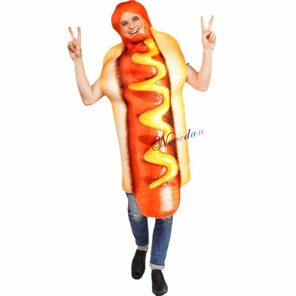 SabbaVie™ Funny Food Costume Set – Burger & Fries Halloween Outfit