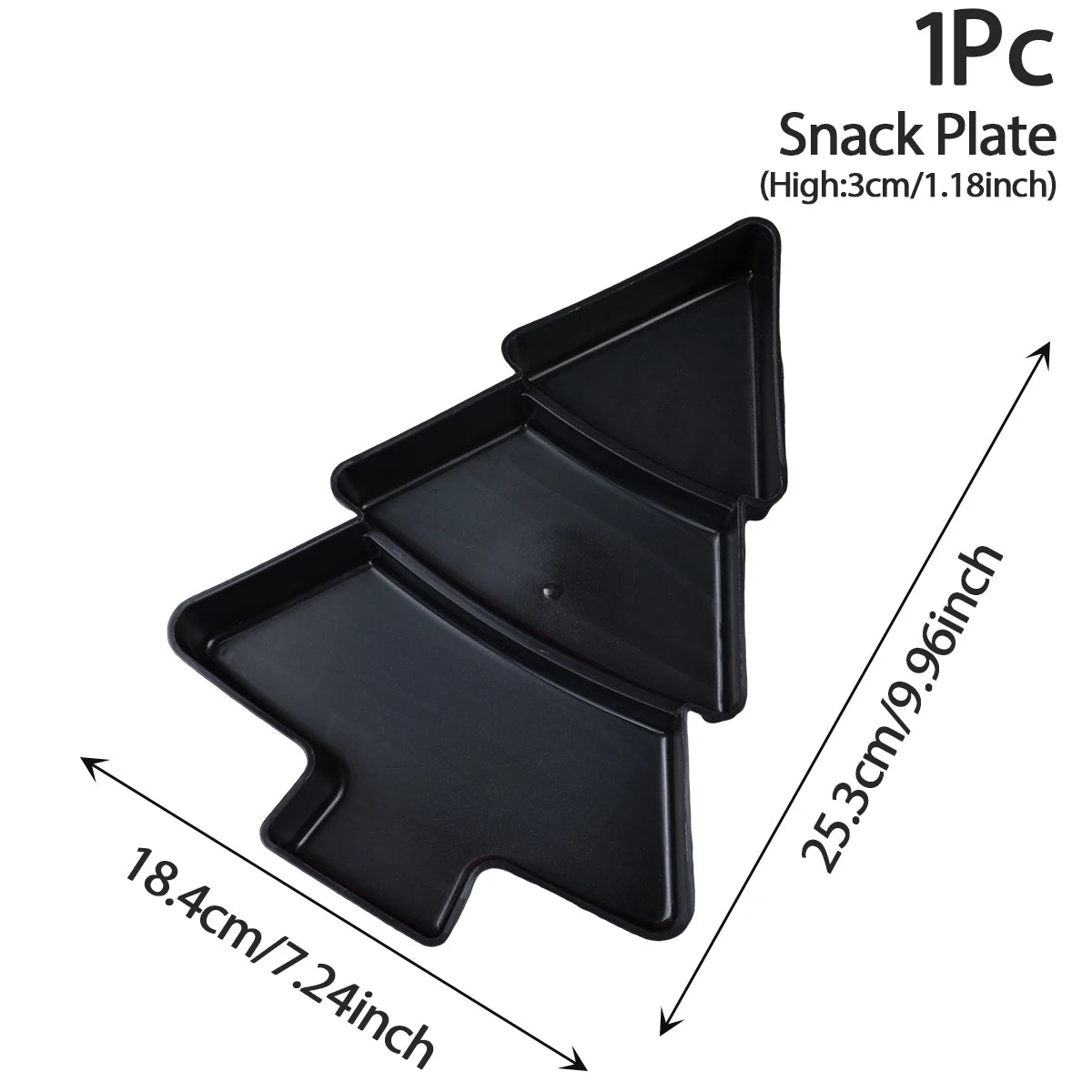 SabbaVie™ Christmas Tree Fruit & Snack Plate – Festive Home Décor for Christmas 2025 & New Year 2026