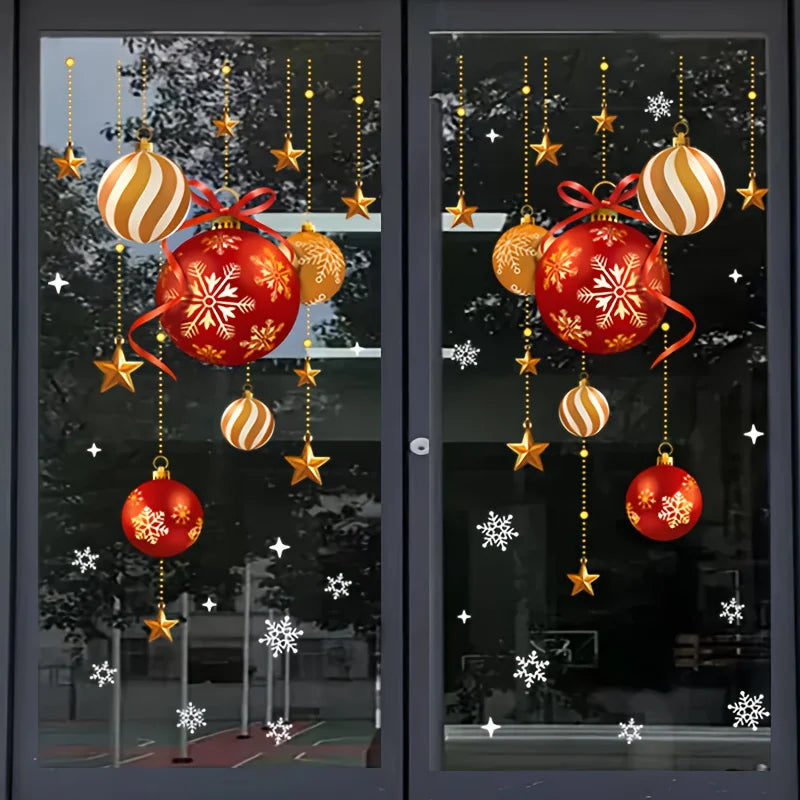 SabbaVie™ Christmas Window Stickers – 2 Sheets