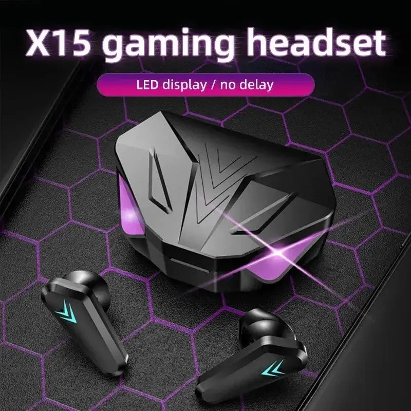 LS™ Wireless Gaming Earbuds with Bluetooth 5.3 & LED Charging Case – Noise Cancelling Gaming Headphones (Sold by SabbaVie™)