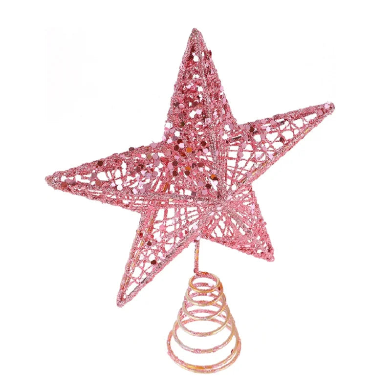SabbaVie™ Sparkling Pink LED Star Ornament
