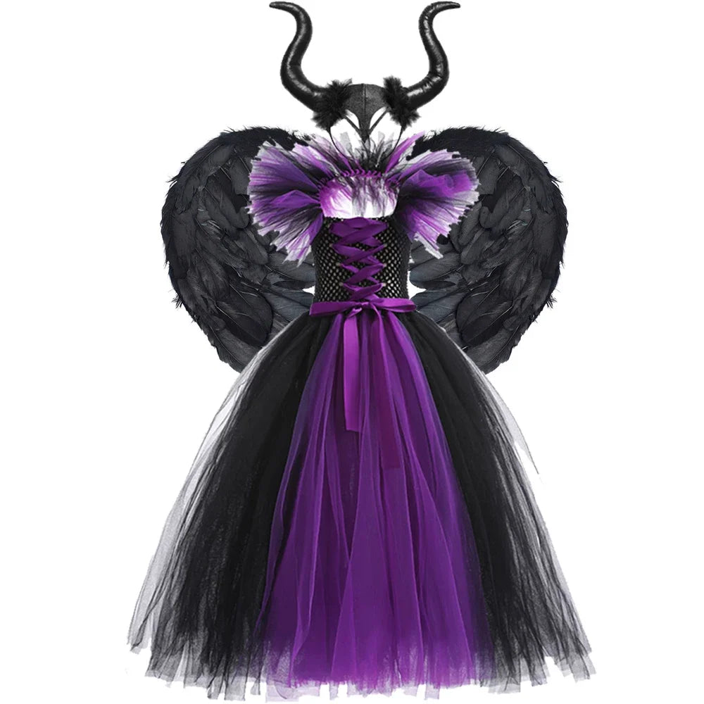 SabbaVie™ Queen of Darkness Costume – Elegant Witch Dress