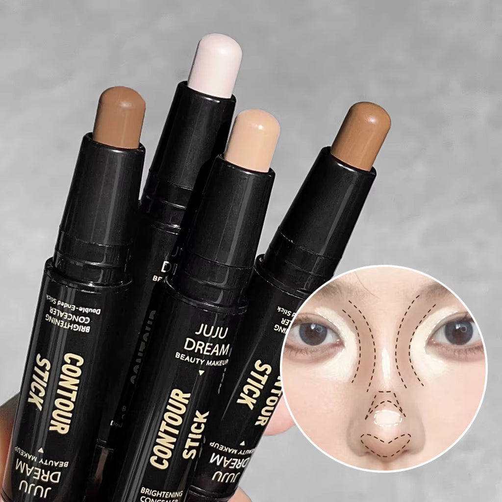 SabbaVie™ Dual‑Ended Contour Stick — Cream Bronzer & Highlight