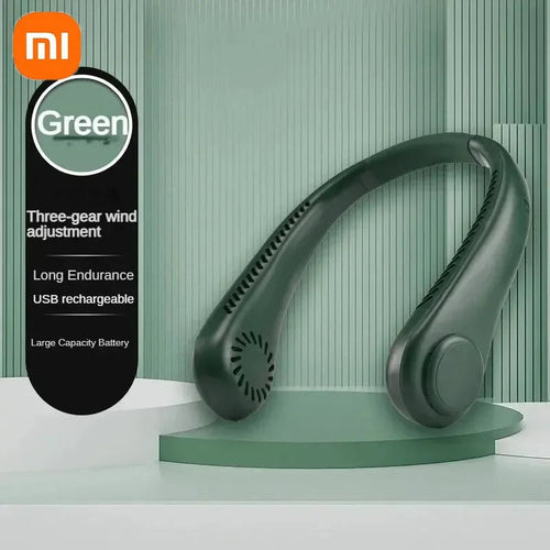 Xiaomi Portable 360° Cooling Neck Fan – Bladeless Air Conditioner Wearable (Sold by SabbaVie™)