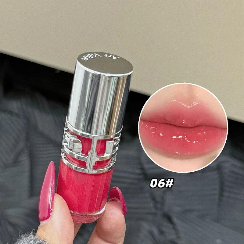 Luxury Glittering Mirror Lip Glaze – Shimmer Hydrating Lip Gloss (6 Colors) | Sold by SabbaVie™