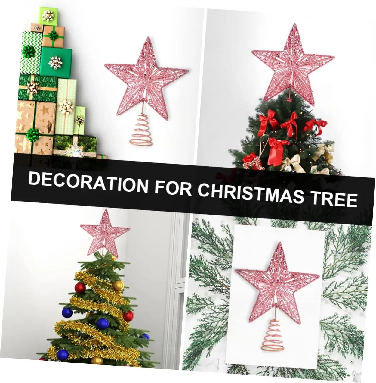 SabbaVie™ Sparkling Pink LED Star Ornament