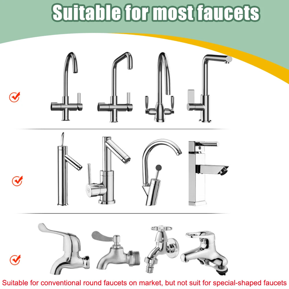 🚰 6️⃣ SabbaVie™ 2/3 Mode Faucet Extender — Adjustable Water Saver