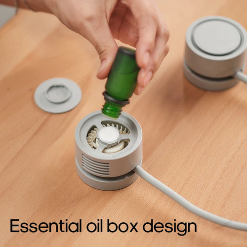 Portable Leafless Neck Fan – Rechargeable Cooling Fan for Travel & Outdoor | Sold by SabbaVie