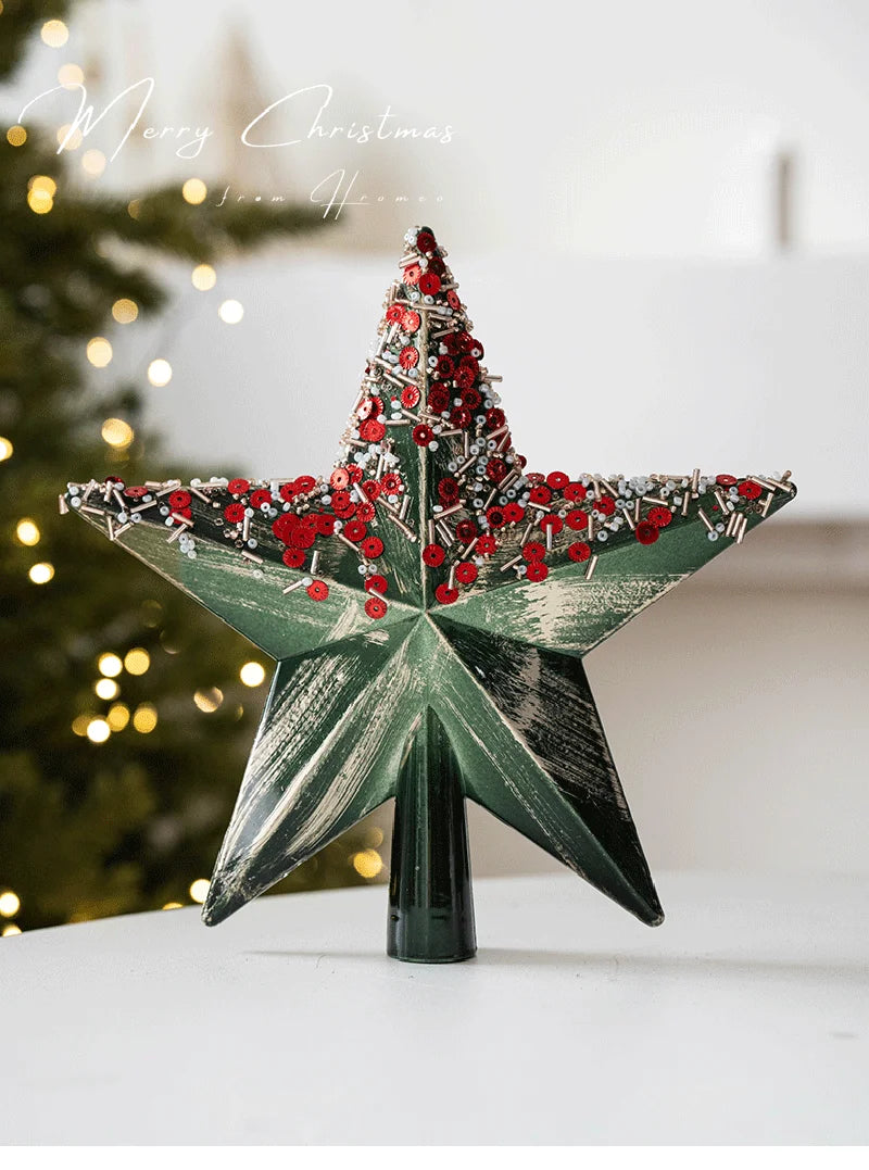 SabbaVie™ Luxury LED Christmas Tree with Ornaments – Warm Glow Holiday Decor