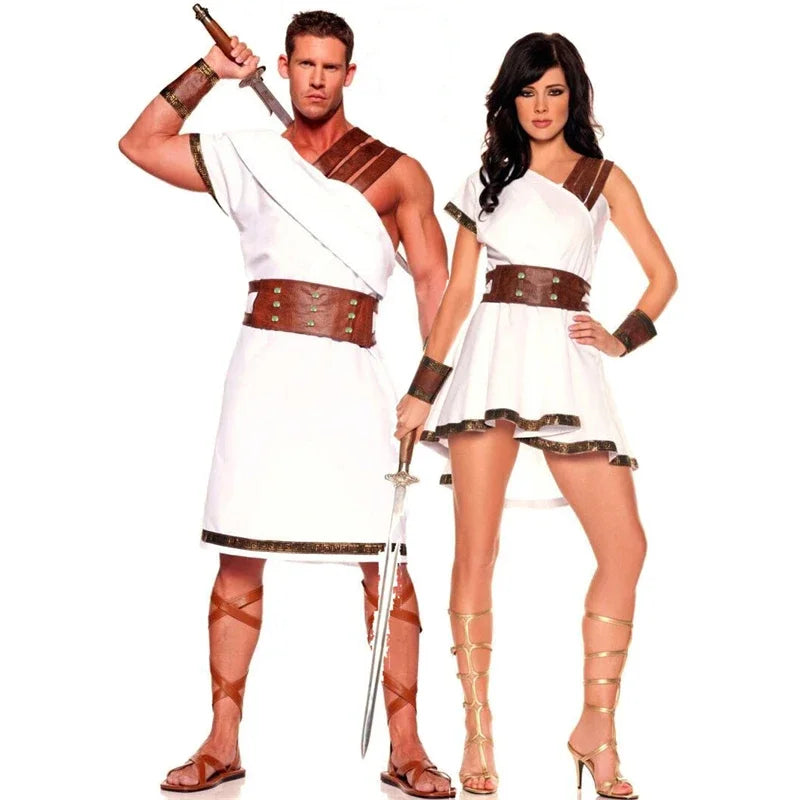 SabbaVie™ Egyptian Couple Costume – Pharaoh & Cleopatra Set