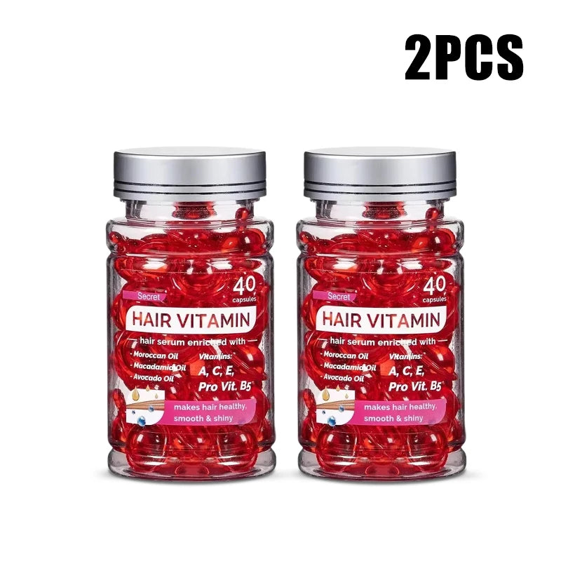 💊 SabbaVie™ Moroccan Vitamin Hair Capsules — Deep Repair & Split-End Treatment