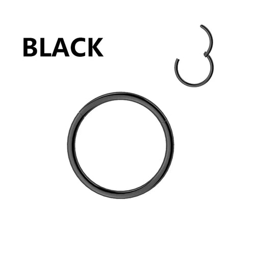 SabbaVie™ Stainless Steel Nose Hoop & Septum Piercing Ring – Minimalist Chic Jewelry