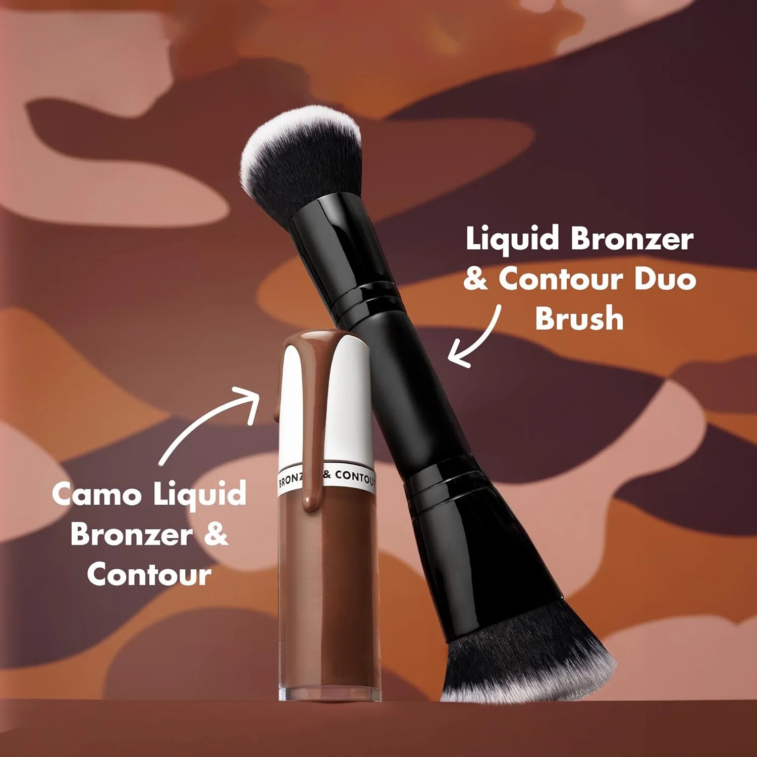 SabbaVie™ Dual-Headed Soft Bristle Makeup Brush