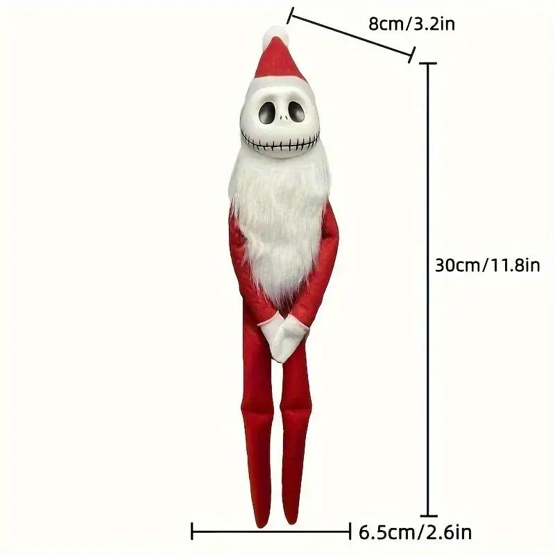 SabbaVie™ Christmas Climbing Santa Decoration – Green/Red 1pc