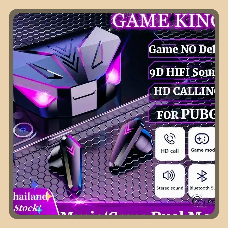 X15 Pro TWS Wireless Bluetooth 5.1 Earbuds with Noise Cancellation & Charging Case – Sport & Gaming Earphones (Sold by SabbaVie™)