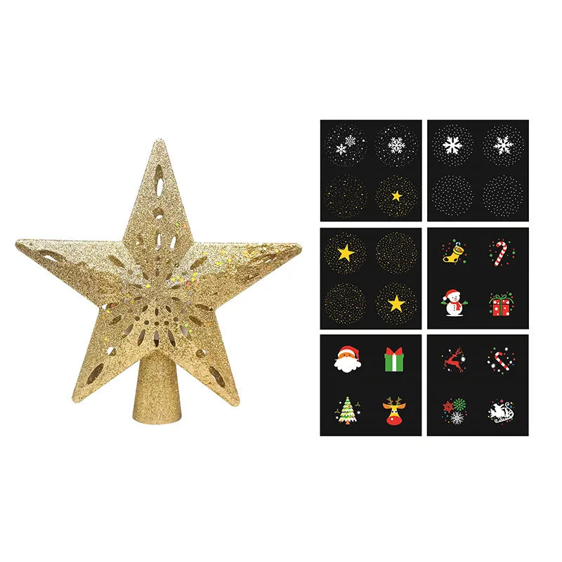 SabbaVie™ LED Snowflake & Star Curtain Lights – Basic & 6 Modes
