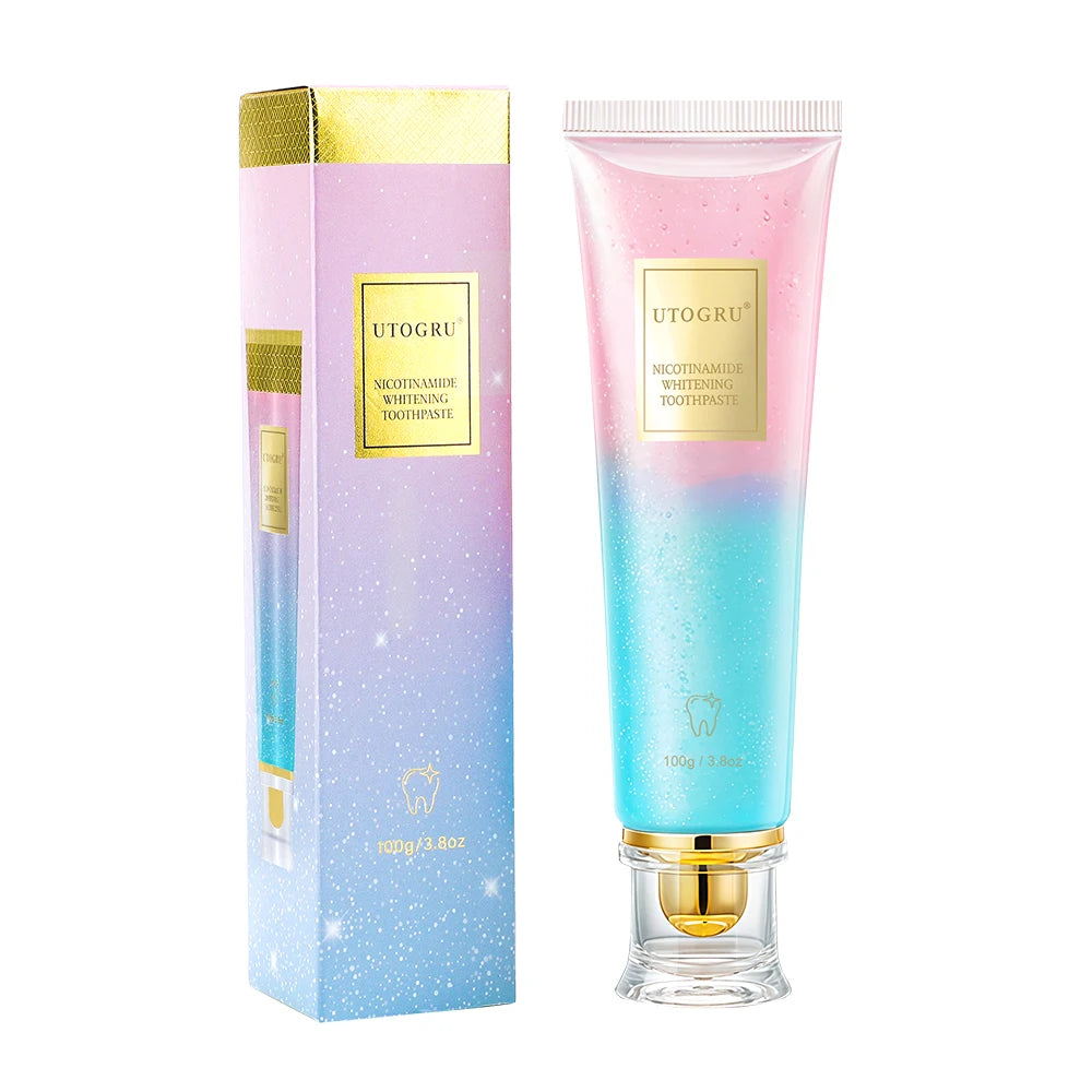 Niacinamide Whitening Toothpaste – Fresh Breath & Teeth Stain Remover (Sold by SabbaVie™)
