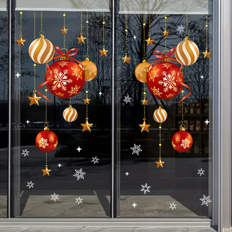 SabbaVie™ Christmas Window Stickers – 2 Sheets