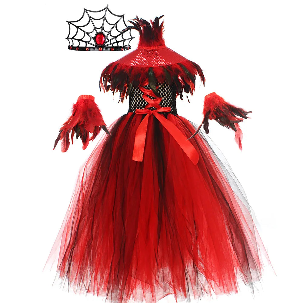 SabbaVie™ Vampire Queen Dress – Gothic Halloween Outfit