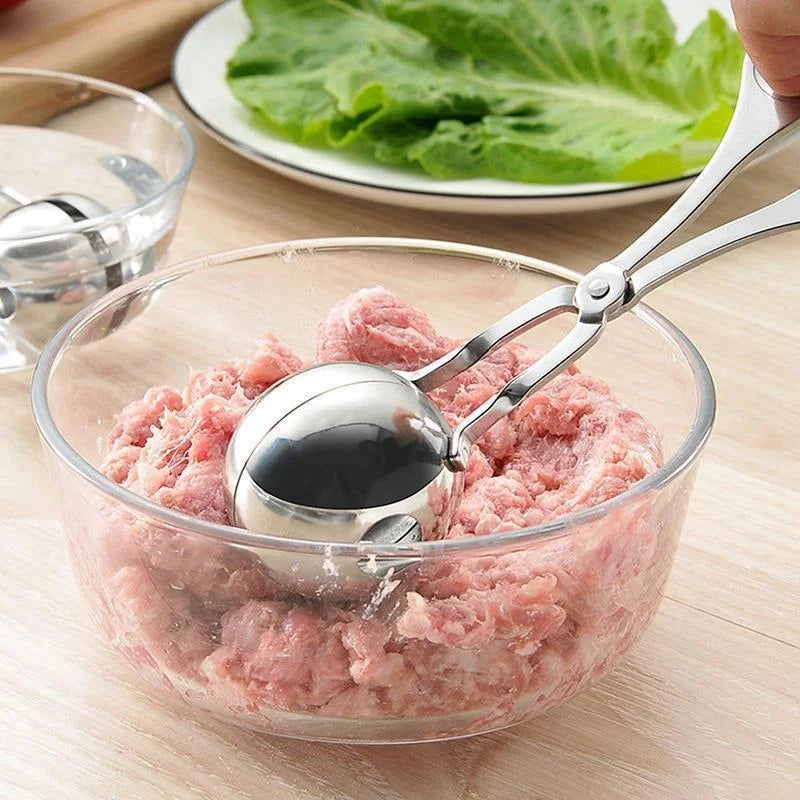 🍡 4️⃣ SabbaVie™ Meat Ball Maker Tool — Dual Scoop Design