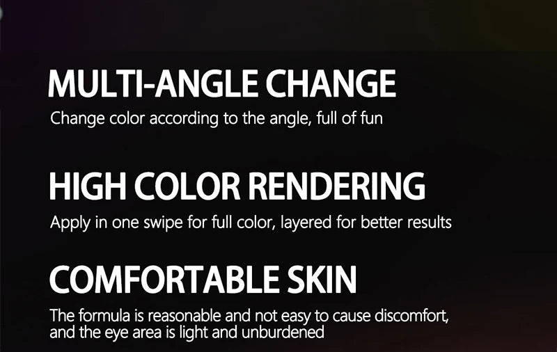 SabbaVie™ Chameleon Liquid Eyeshadow & Lip Glitter – Multi-Chrome Diamond Makeup for Eyes, Lips & Face