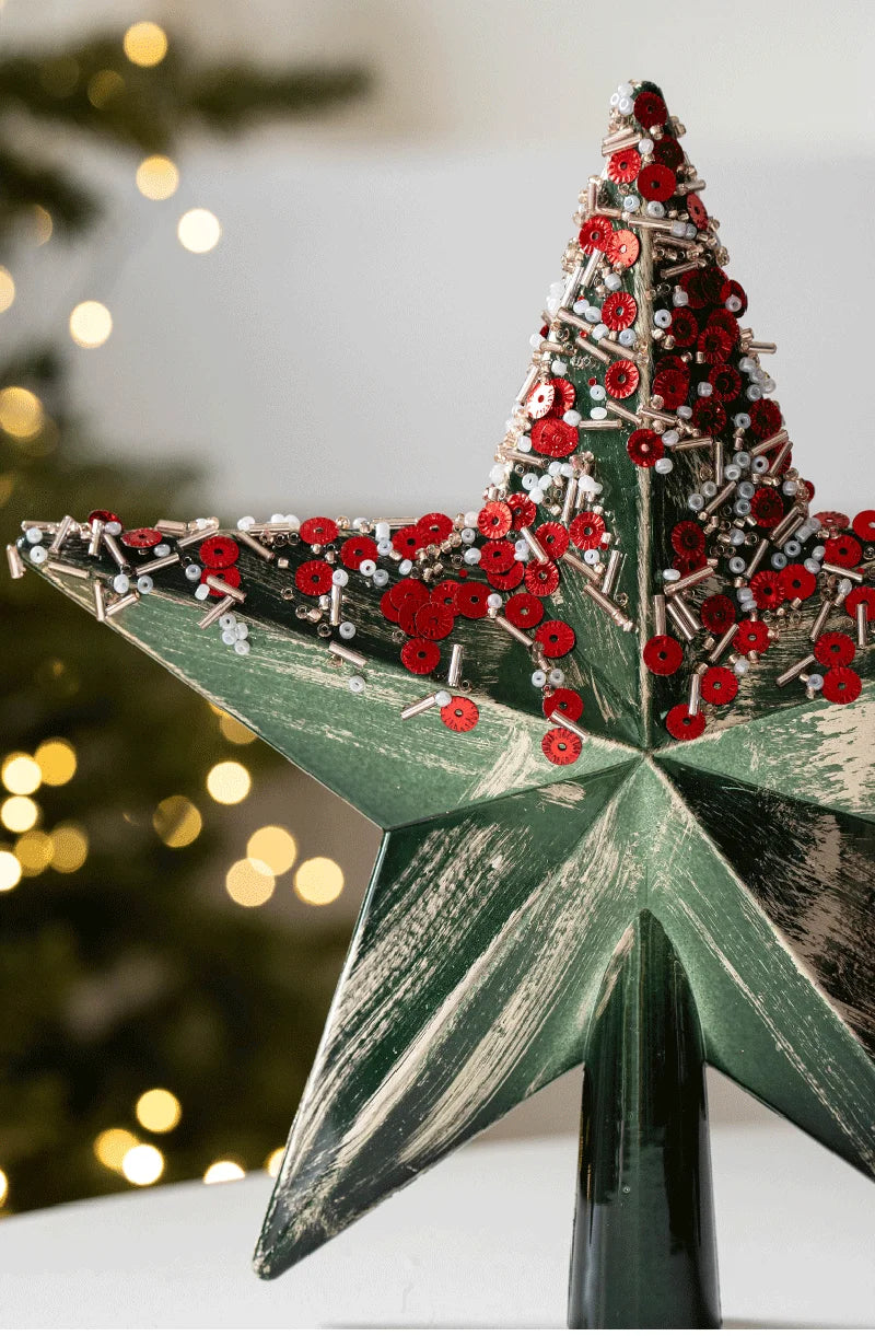 SabbaVie™ Luxury LED Christmas Tree with Ornaments – Warm Glow Holiday Decor